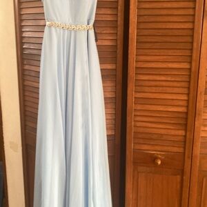 Faviana Light Blue Dress brand new